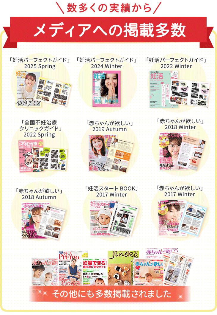 メディアへの掲載多数